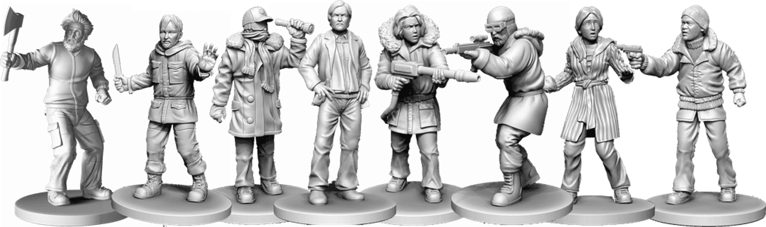 The Thing: Norwegian Miniatures Set miniatures