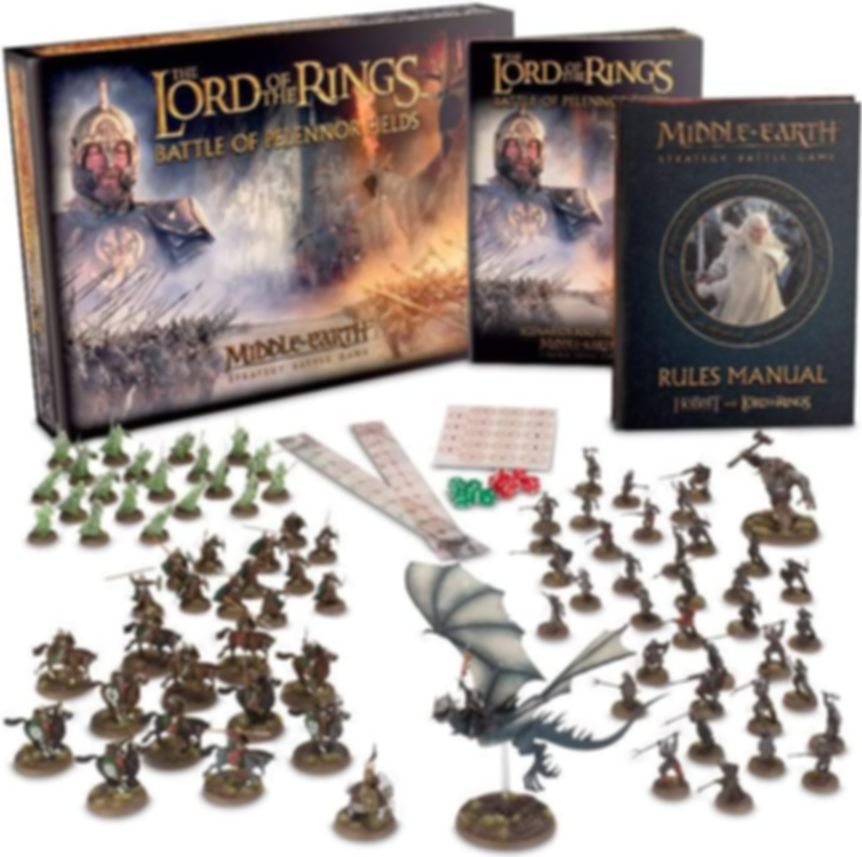 Middle-earth Strategy Battle Game: The Lord Of The Rings - Battle of Pelennor Fields componenti