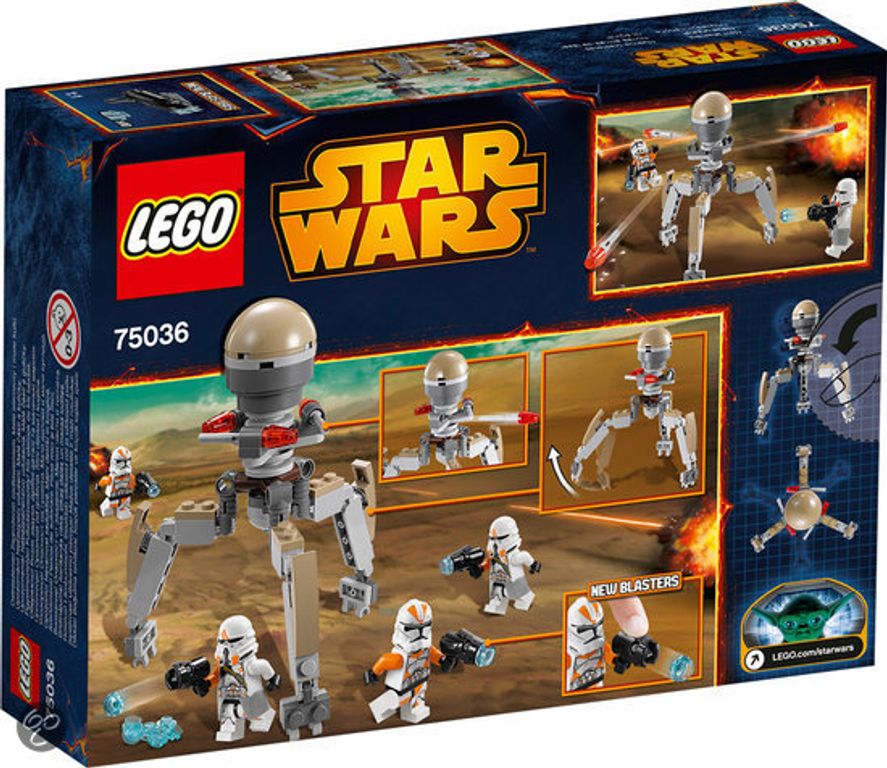 LEGO® Star Wars Utapau Troopers rückseite der box