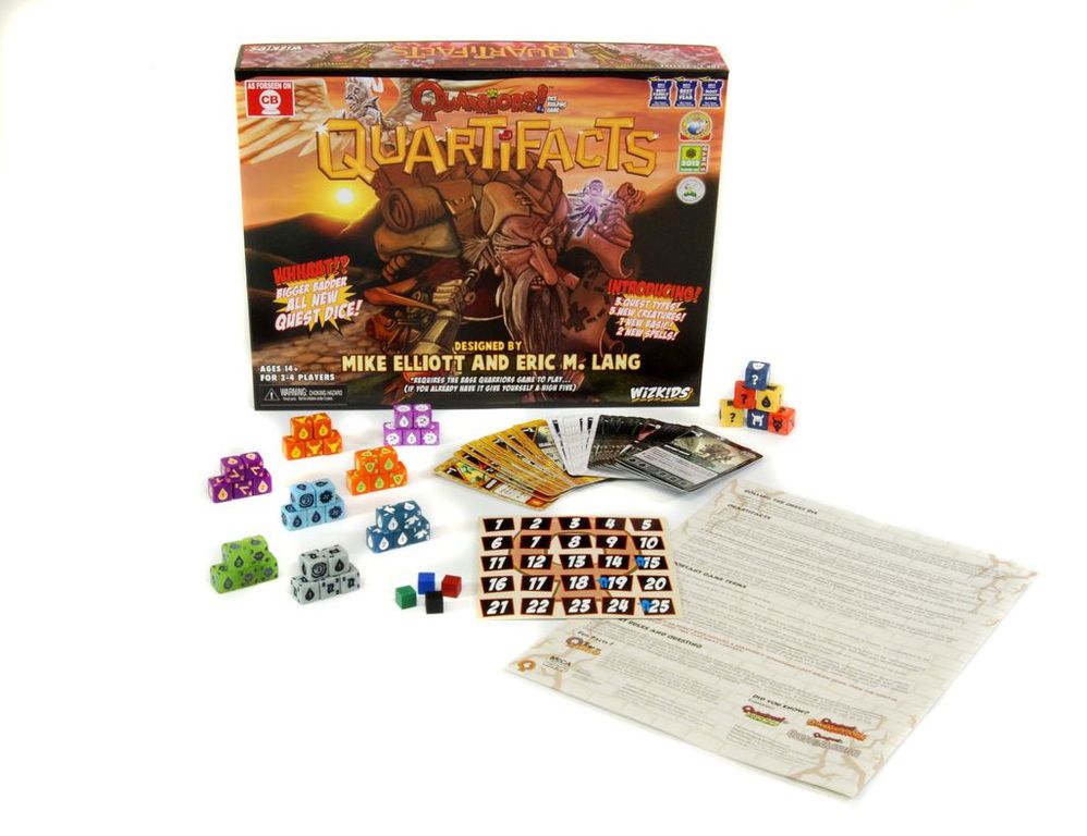 Quarriors! Quartifacts components