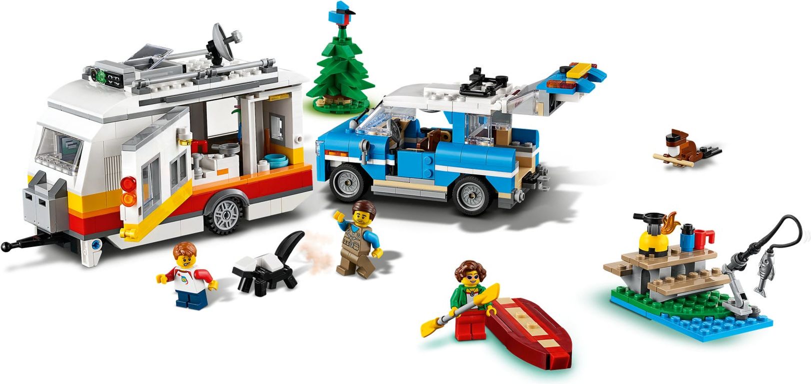 LEGO® Creator Caravan Family Holiday gameplay