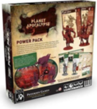 Planet Apocalypse: The Power Pack parte posterior de la caja