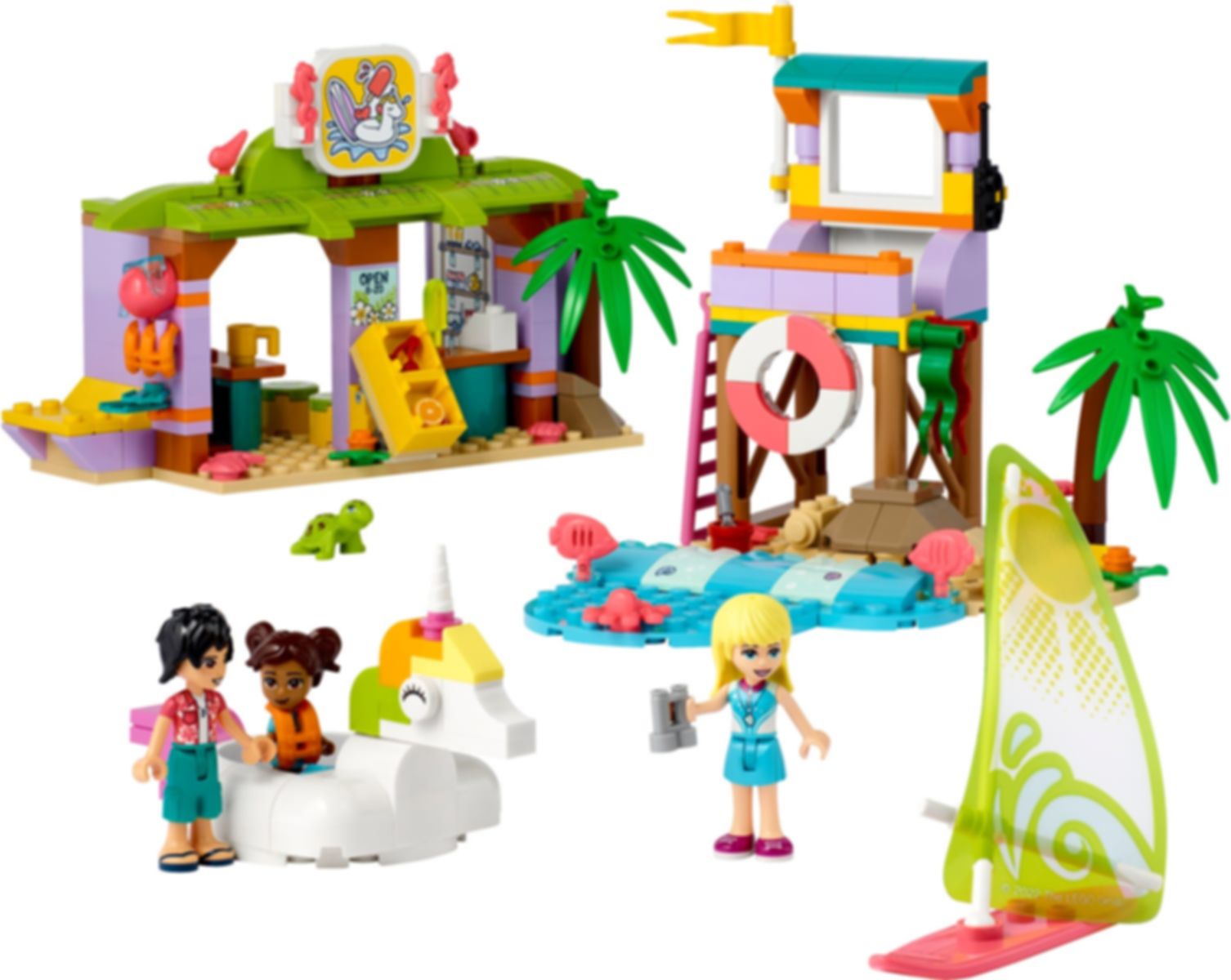 LEGO® Friends Genial Playa de Surf jugabilidad