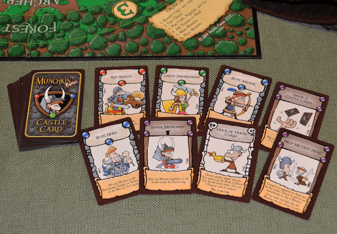 Munchkin Panic cards