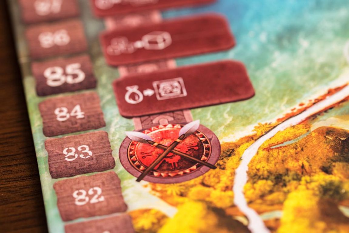 Ahau: Rulers of Yucatán game board