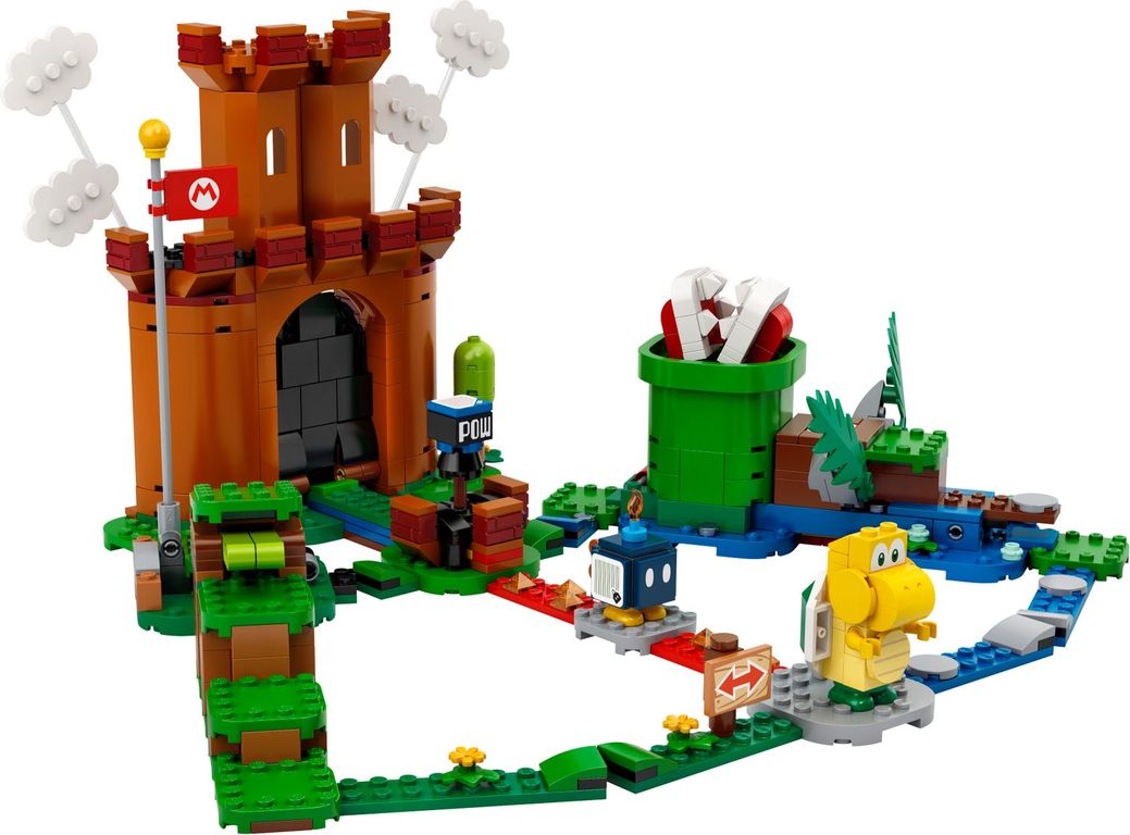 LEGO® Super Mario™ Guarded Fortress Expansion Set components