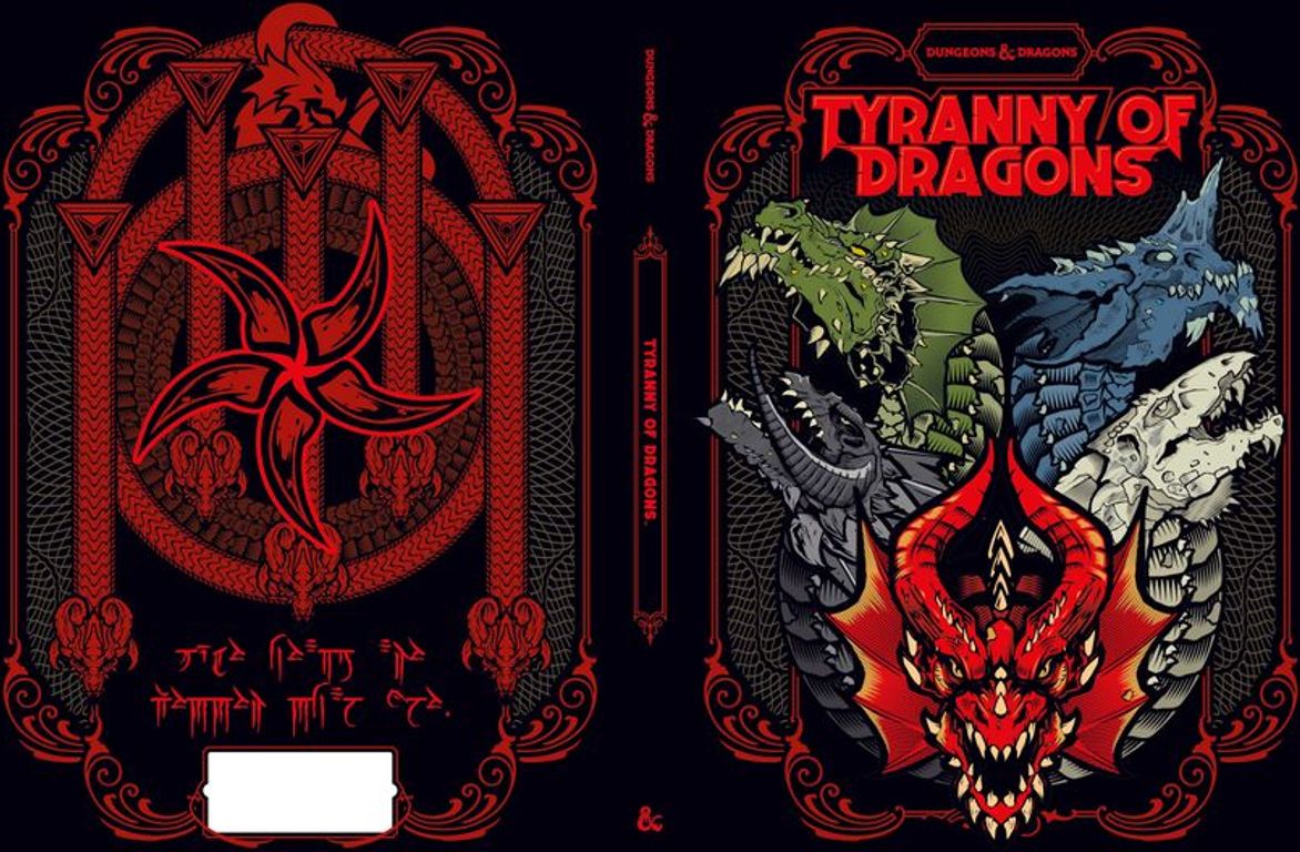 Tyranny of Dragons parte posterior de la caja