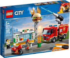 LEGO® City L'intervention des pompiers au restaurant de hamburgers