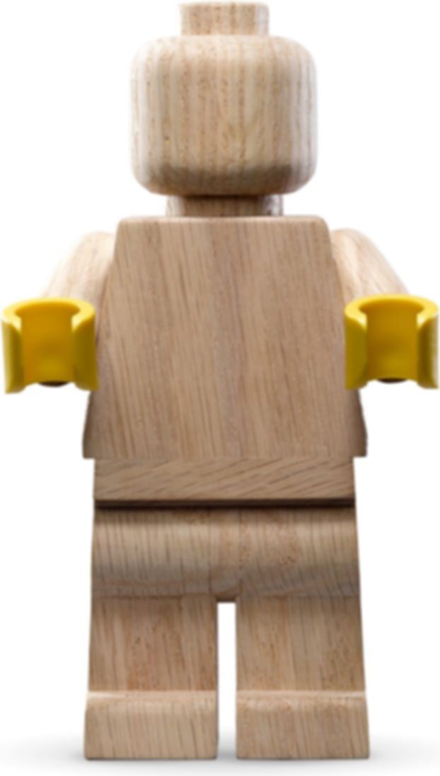 Wooden Minifigure components