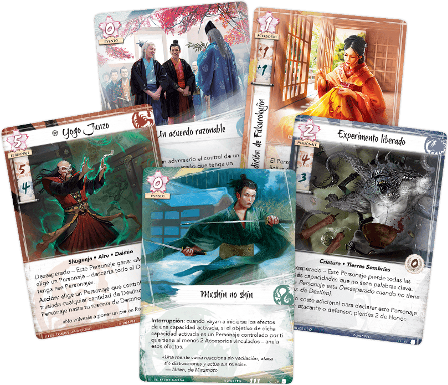 Legend of the Five Rings: The Card Game – The Temptation of the Scorpion carte