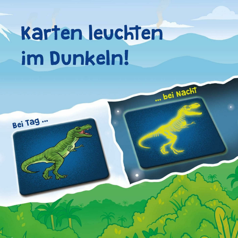 Welcher Dino leuchtet da? karten