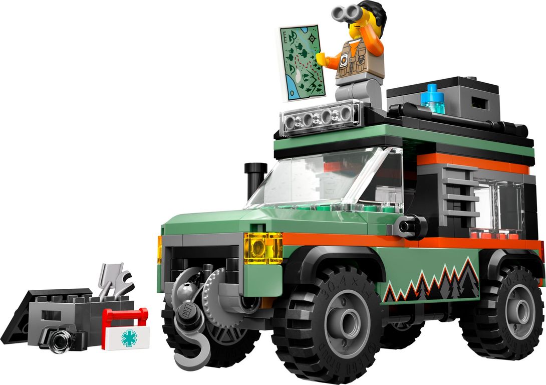 LEGO® City Off-Road 4x4 Mountain Truck components