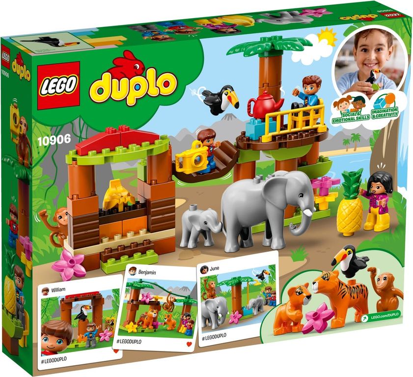 LEGO® DUPLO® Tropisch eiland achterkant van de doos