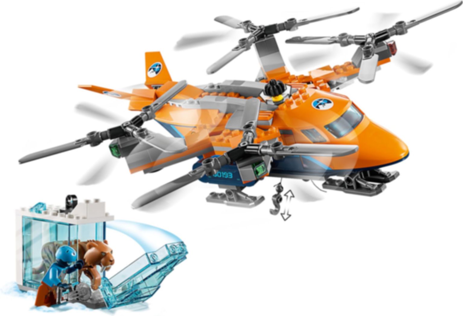 LEGO® City Poolluchttransport componenten