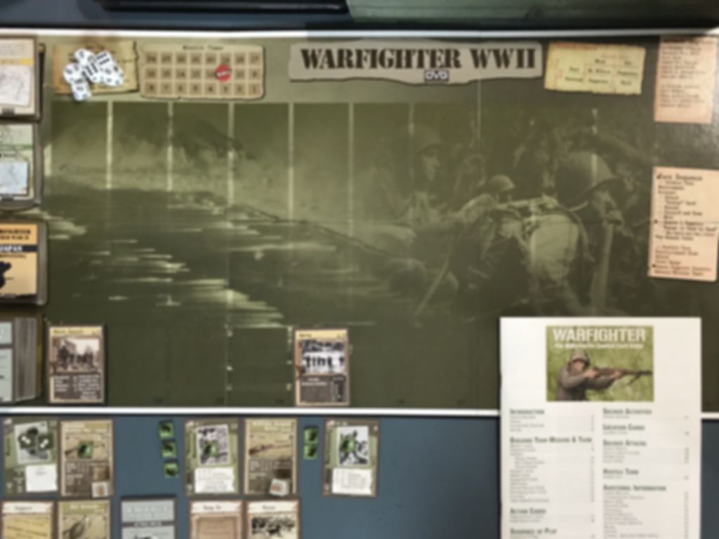 Warfighter: The WWII Pacific Combat Card Game jugabilidad