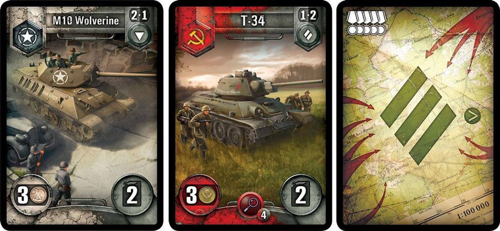 World Of Tanks Rush cartas