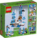 LEGO® Minecraft Les pics de glace dos de la boîte