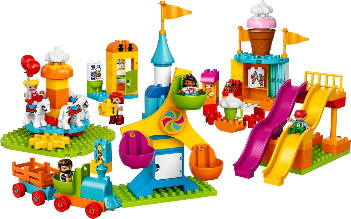 LEGO® DUPLO® Großer Jahrmarkt komponenten