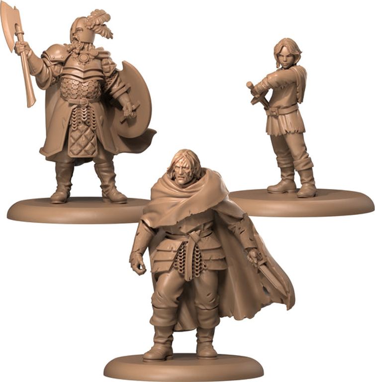 A Song of Ice & Fire: Tabletop Miniatures Game – Neutral Heroes 3 miniaturas