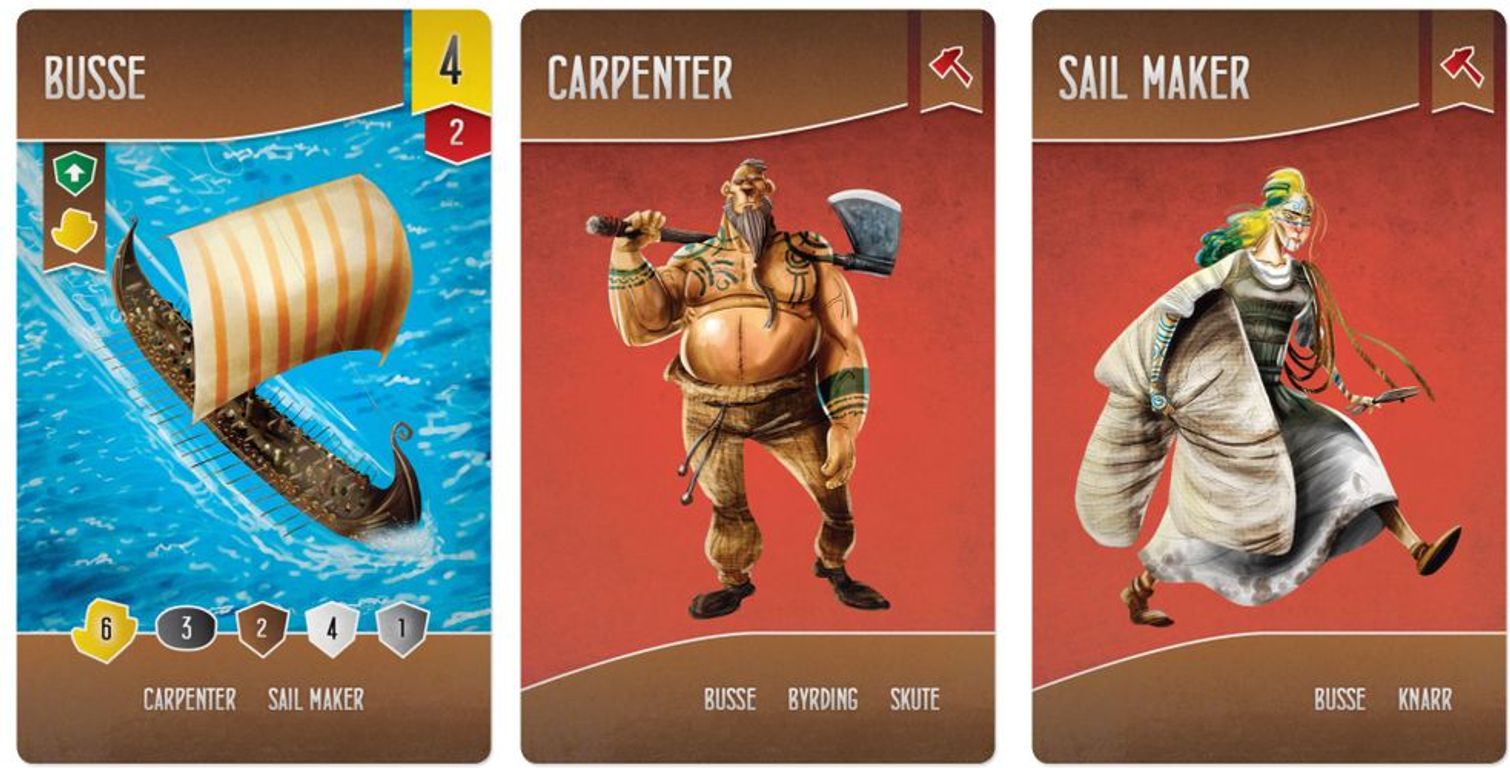 Shipwrights of the North Sea cards