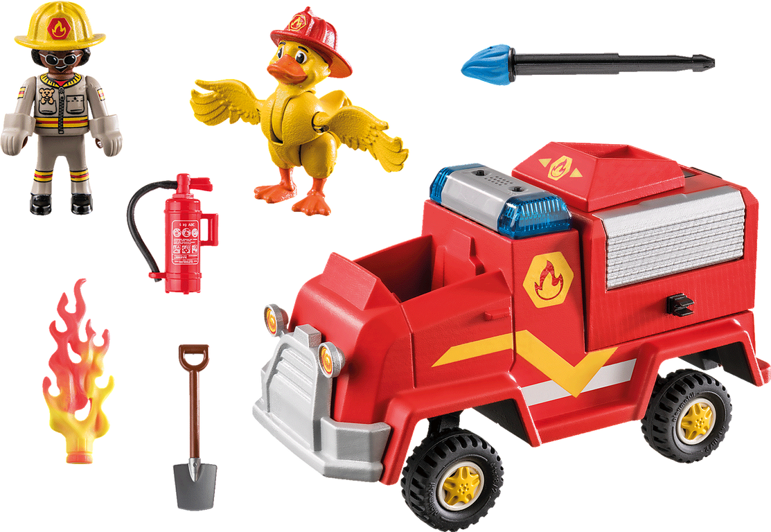 Playmobil® Duck on call Fire Brigade Emergency Vehicle components