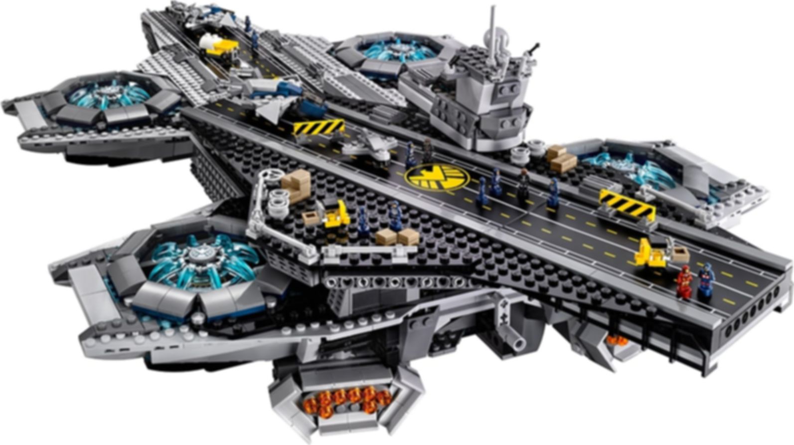 LEGO® Marvel El Helitransporte de SHIELD jugabilidad
