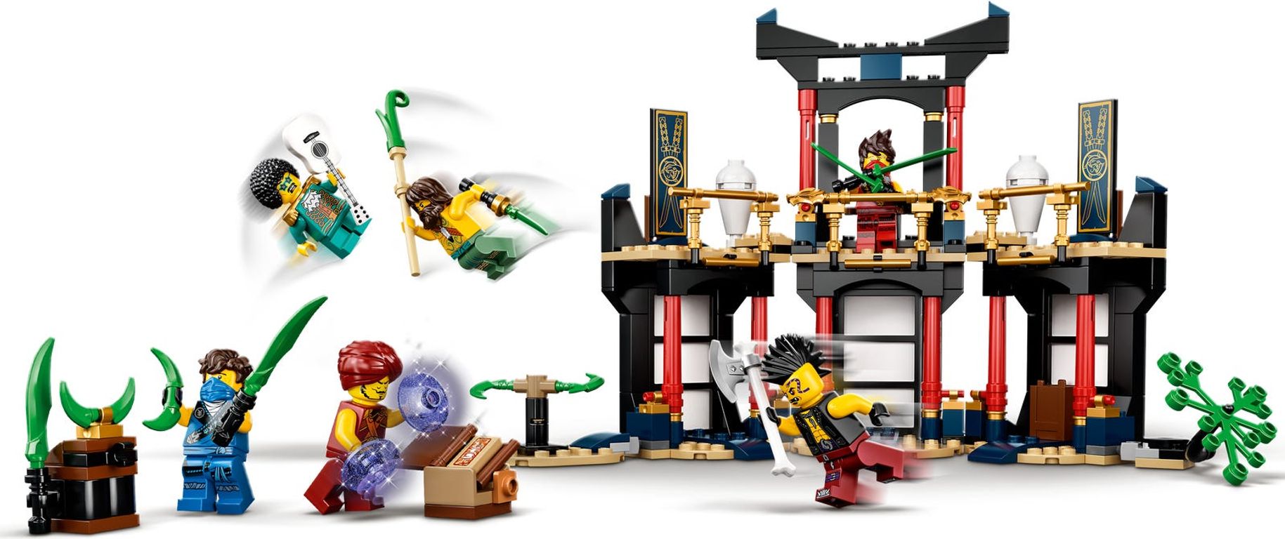 LEGO® Ninjago Toernooi der Elementen speelwijze