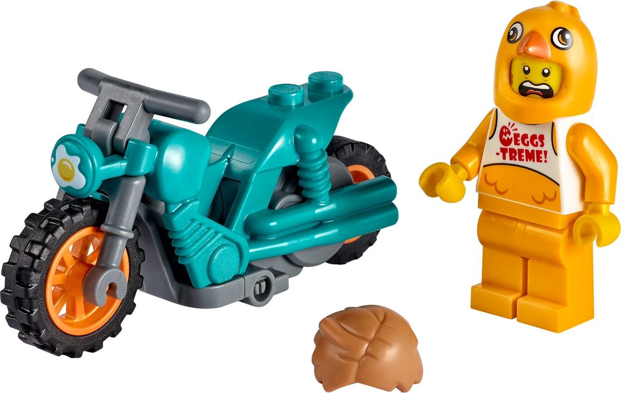 LEGO® City Chicken Stunt Bike components