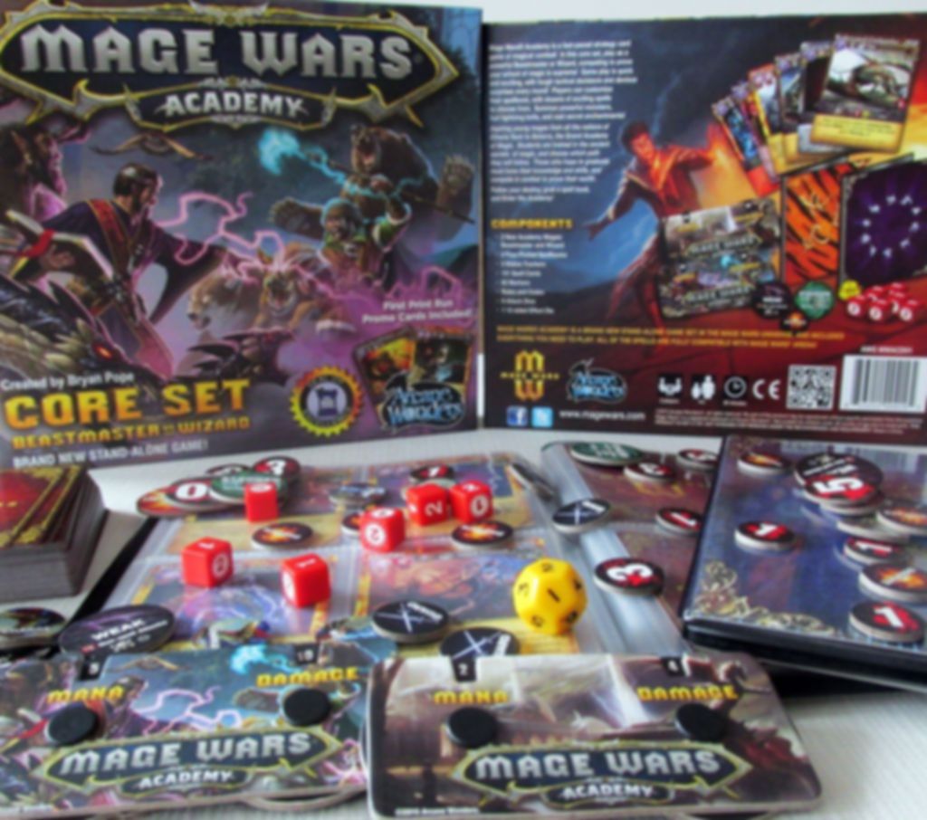 Mage Wars Academy components