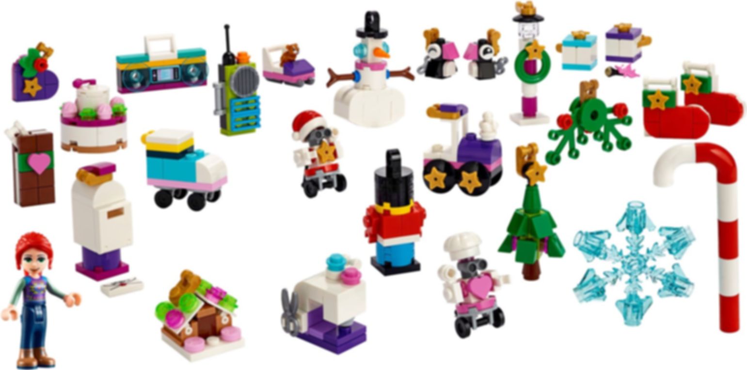 LEGO® Friends Advent Calendar 2019 components