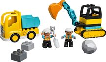 LEGO® DUPLO® Camión y Excavadora con Orugas partes