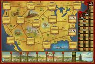 Railroad Revolution game board