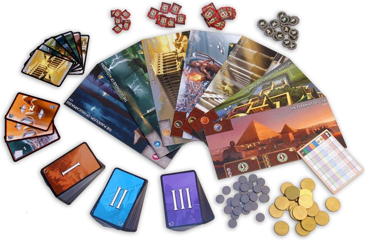 7 Wonders componenten