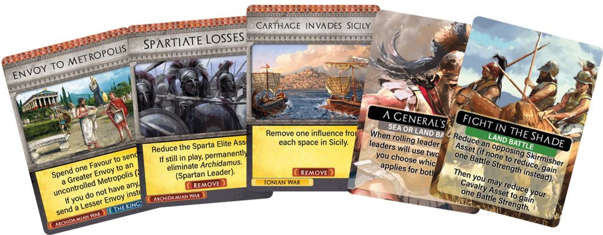 SPARTA!: Struggle for Greece cards