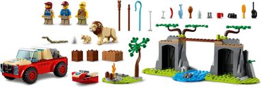 LEGO® City Wildlife Rescue Off-Roader components