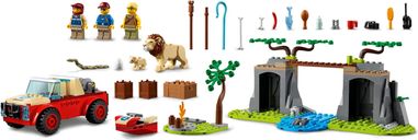 LEGO® City Wildlife Rescue off-roader componenten