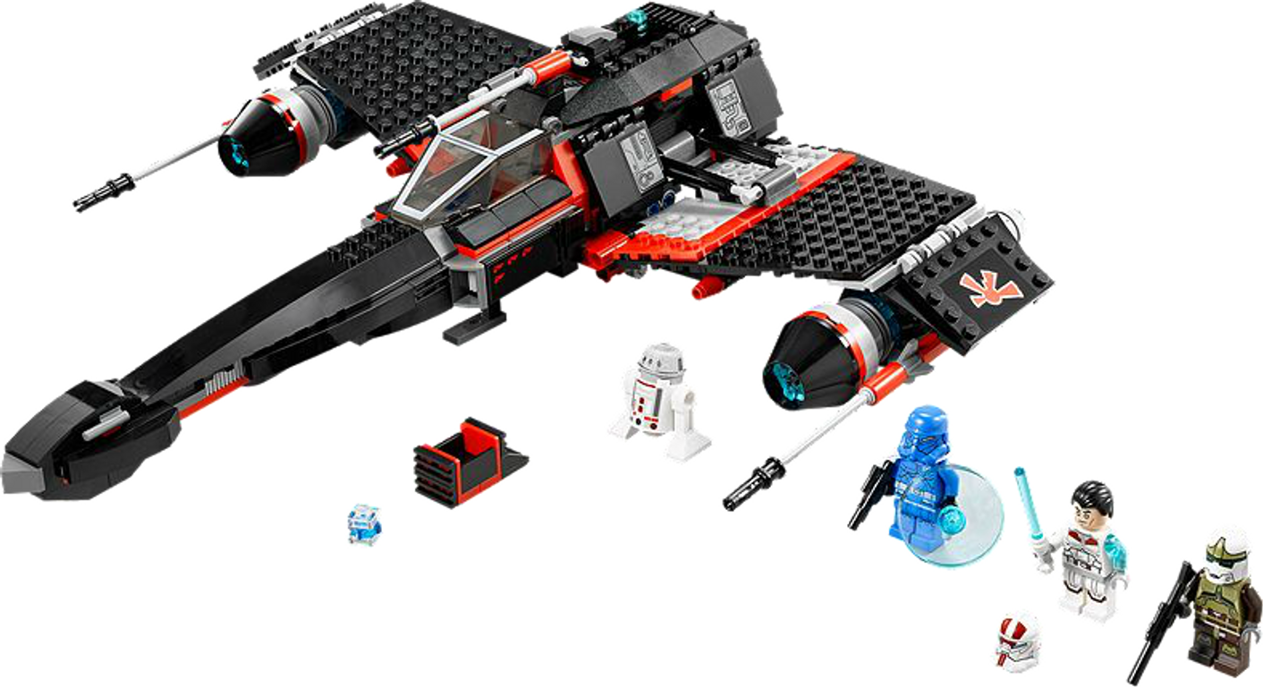 LEGO® Star Wars Jek-14's Stealth Starfighter components