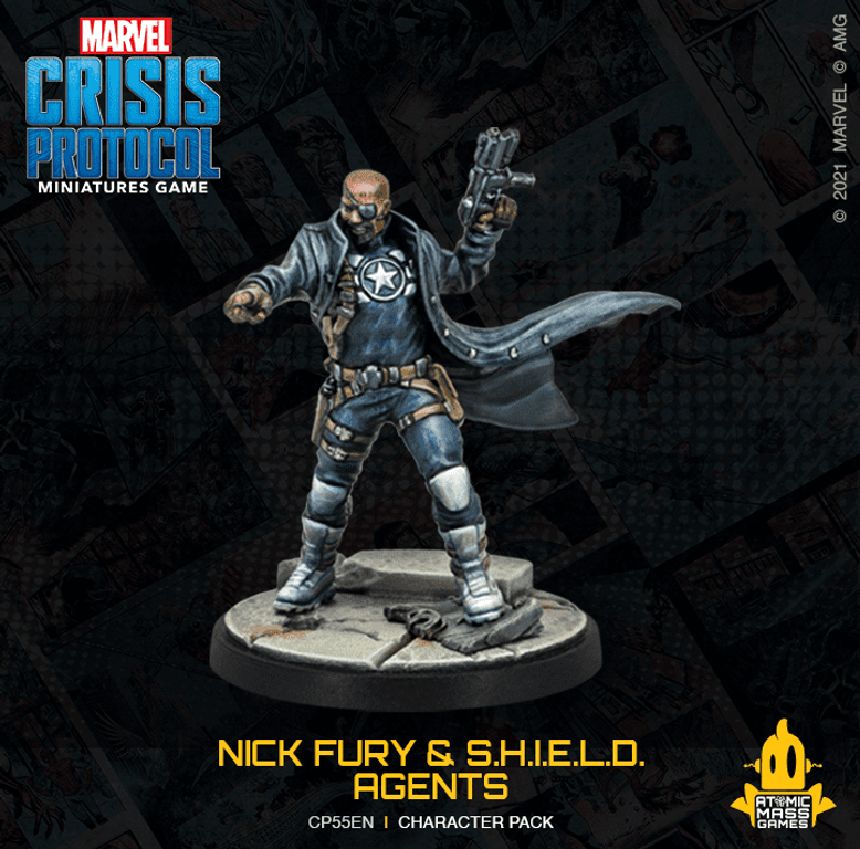 Marvel: Crisis Protocol – Nick Fury & S.H.I.E.L.D. Agents miniature