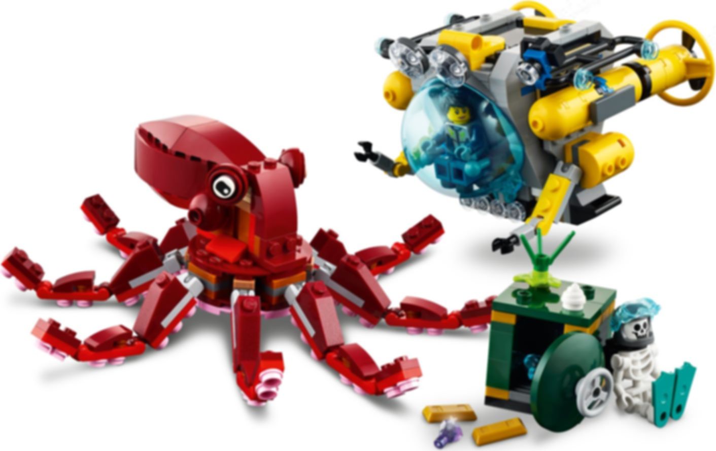 LEGO® Creator Misión del Tesoro Hundido jugabilidad