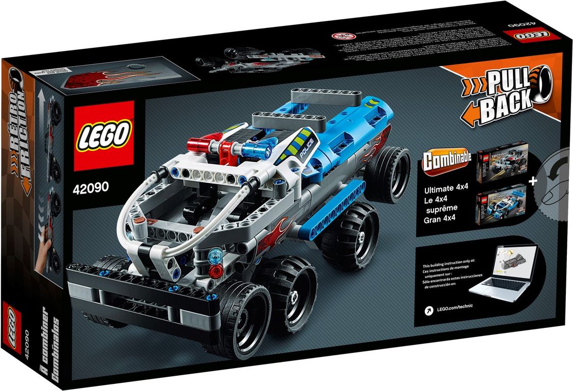LEGO® Technic Getaway Truck back of the box