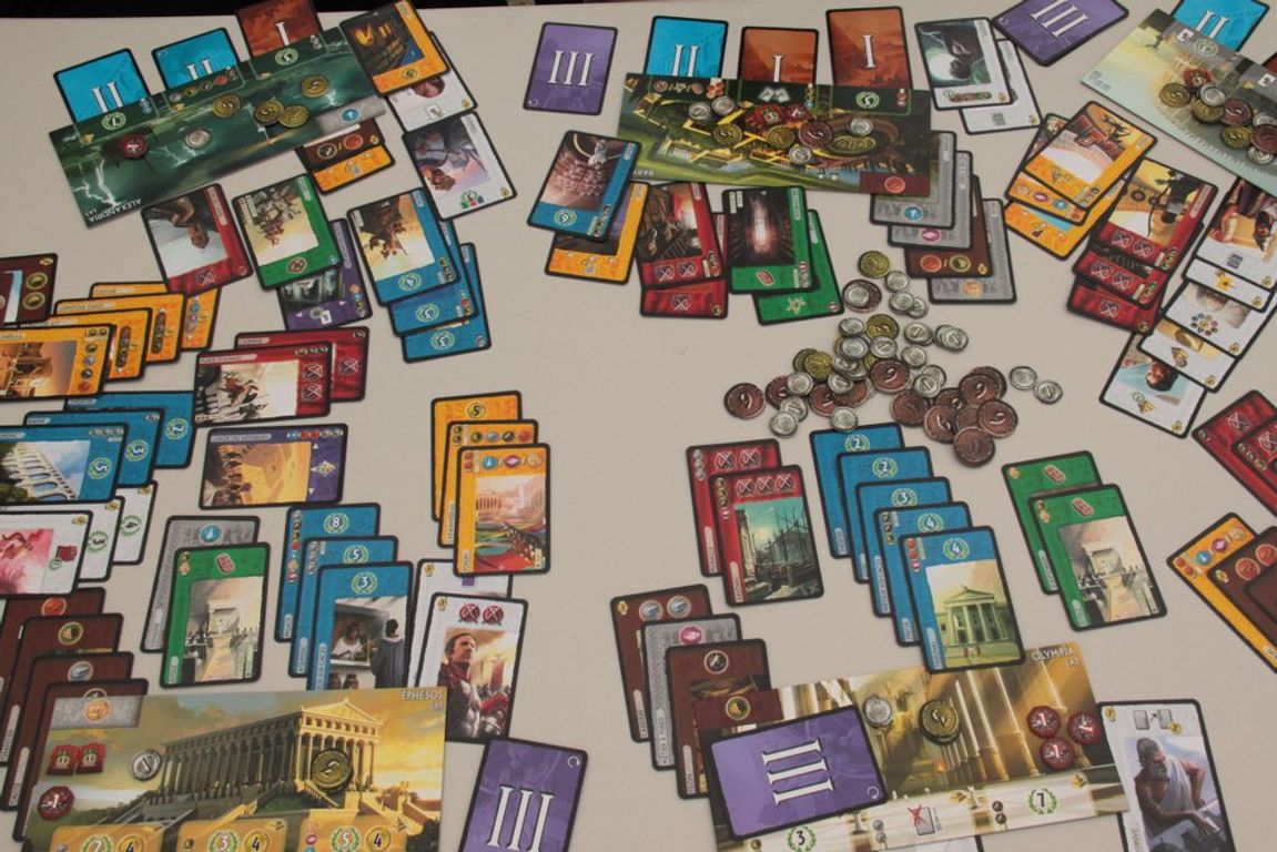 7 Wonders: Leaders komponenten