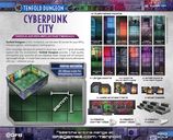 Tenfold Dungeon: Cyberpunk City parte posterior de la caja