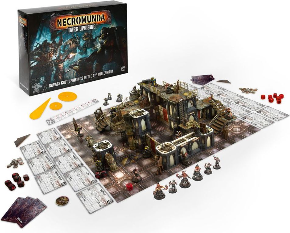 Necromunda: Dark Uprising componenti