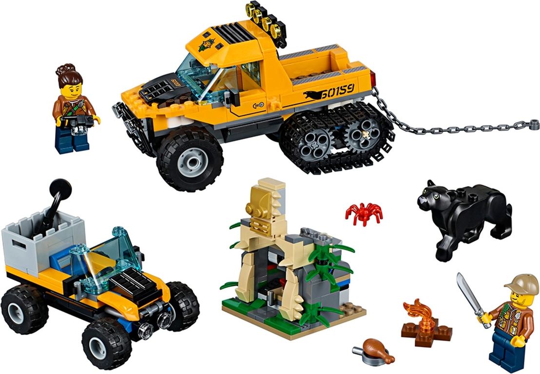 LEGO® City Jungla: Misión en semioruga partes