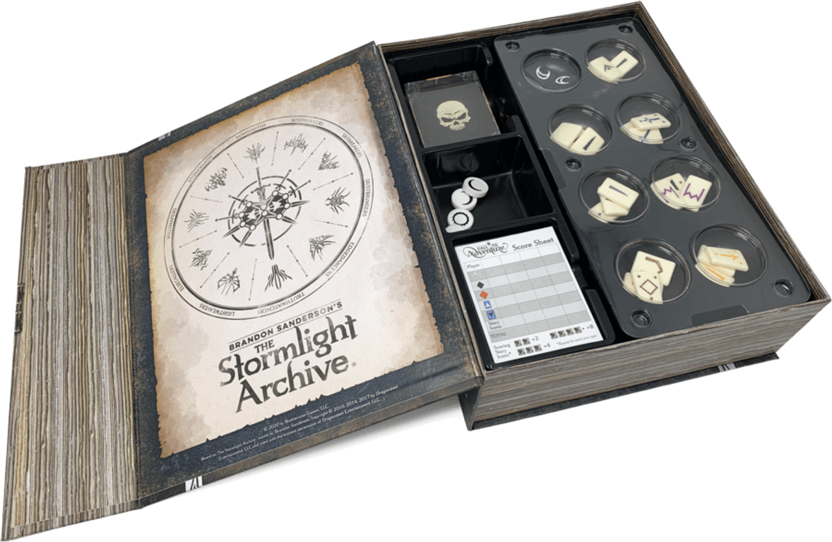Call to Adventure: Stormlight components