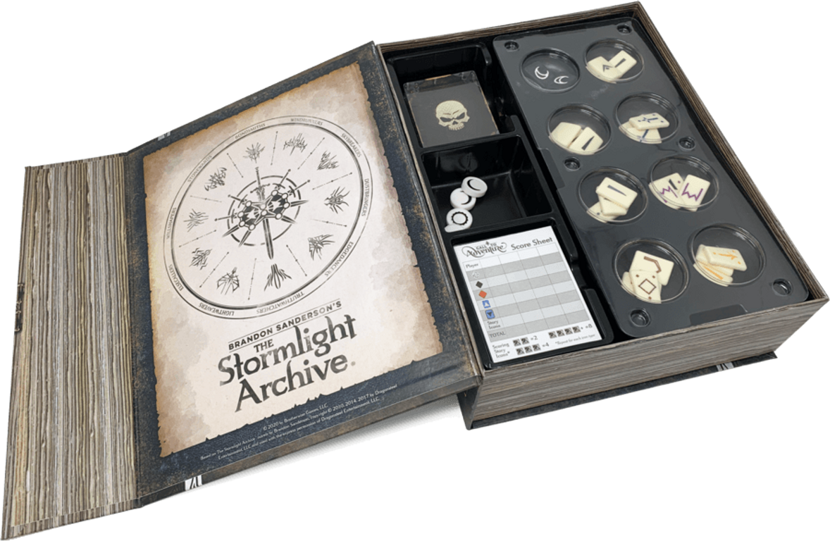 Call to Adventure: Stormlight componenten