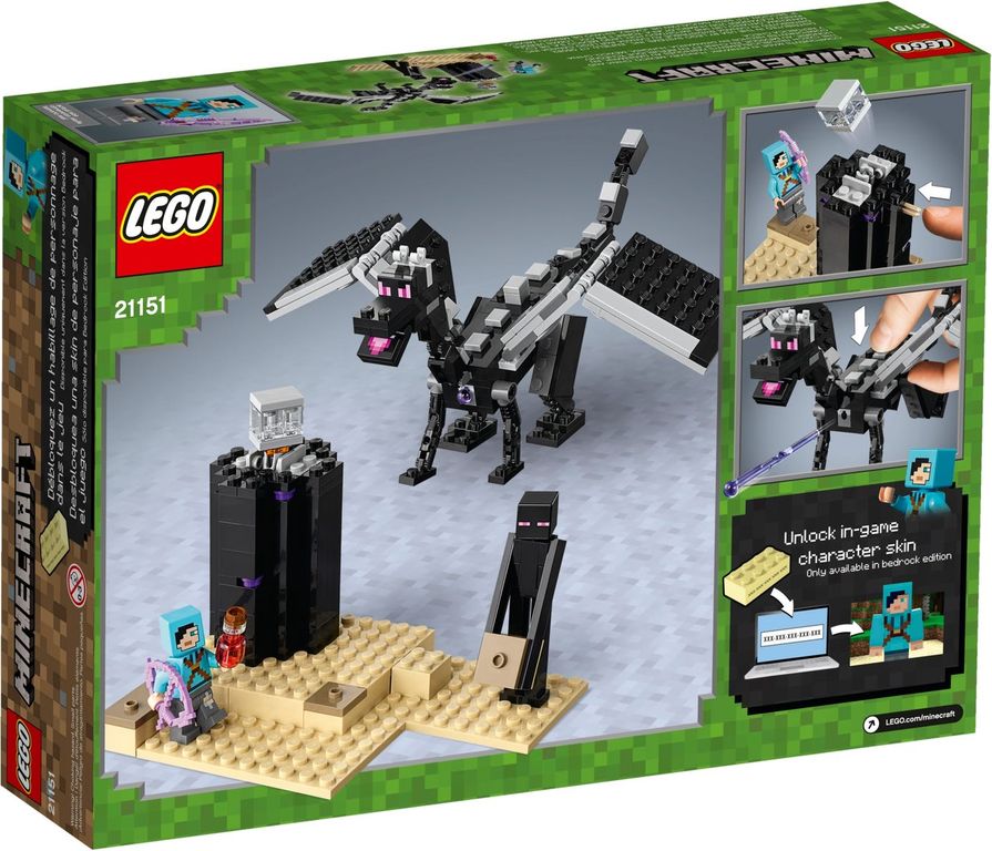 LEGO® Minecraft Das letzte Gefecht rückseite der box