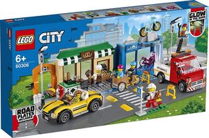LEGO® City Einkaufsstraße mit Geschäften