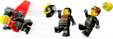 LEGO® City Fire Rescue Plane minifigures