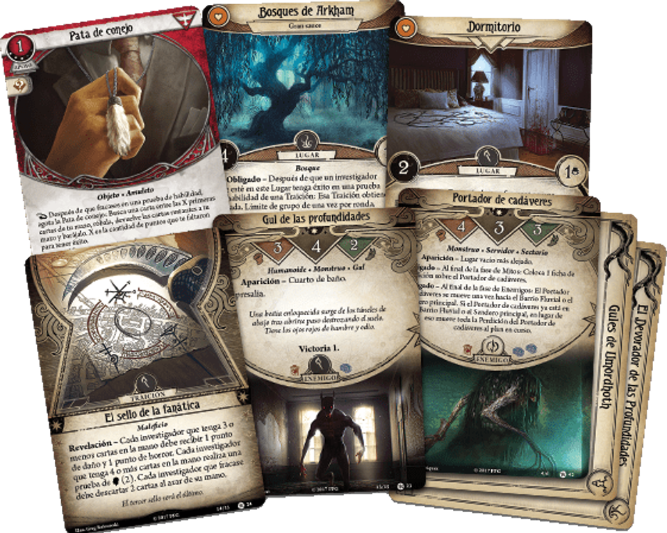 Arkham Horror: The Card Game - Return to the Night of the Zealot cards